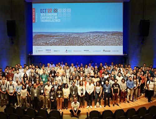 Group picture of the European Conference on Termoelectricity in Barcelona