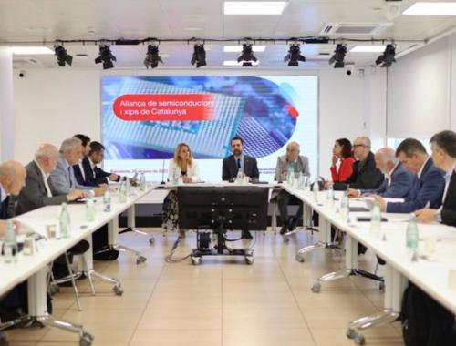 Assistents a la Primera reunió de l'Aliança de Semiconductors i Xips de Catalunya
