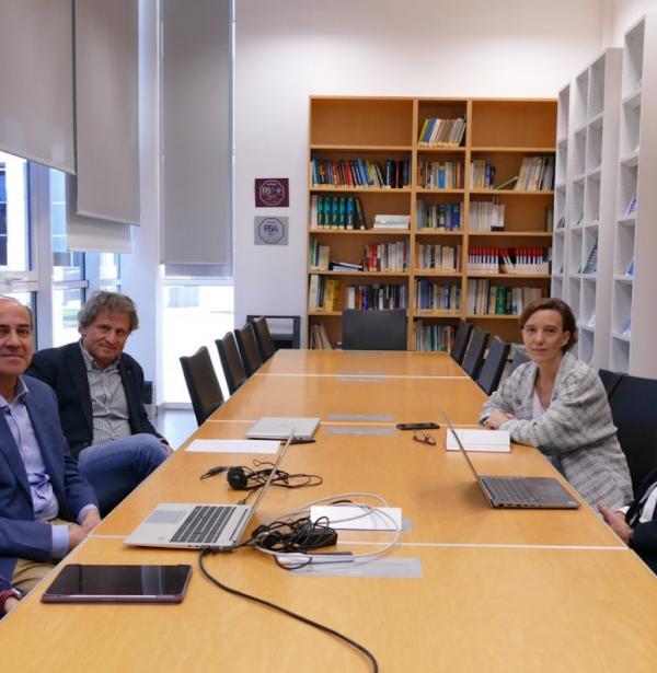 Firma protocolo CSIC e ITAINNOVA, con Luis Fonseca y Ana Castro